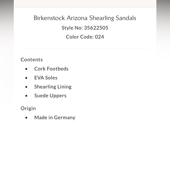 Birkenstock Arizona Shearling Suede Leather Sandal Size 8 New in Box - Picture 5 of 15